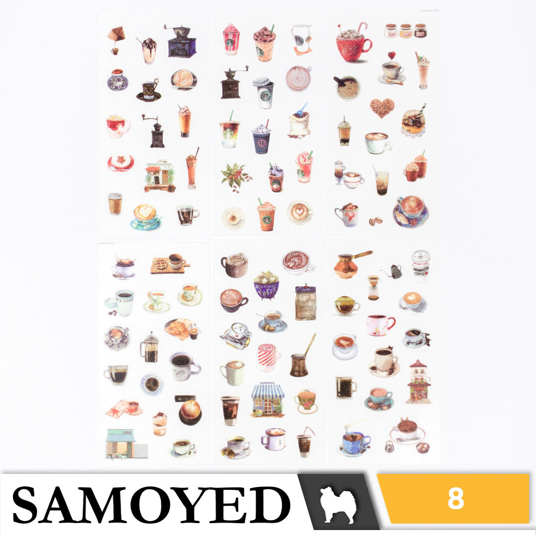 Stickers Samoyed STKR-EM