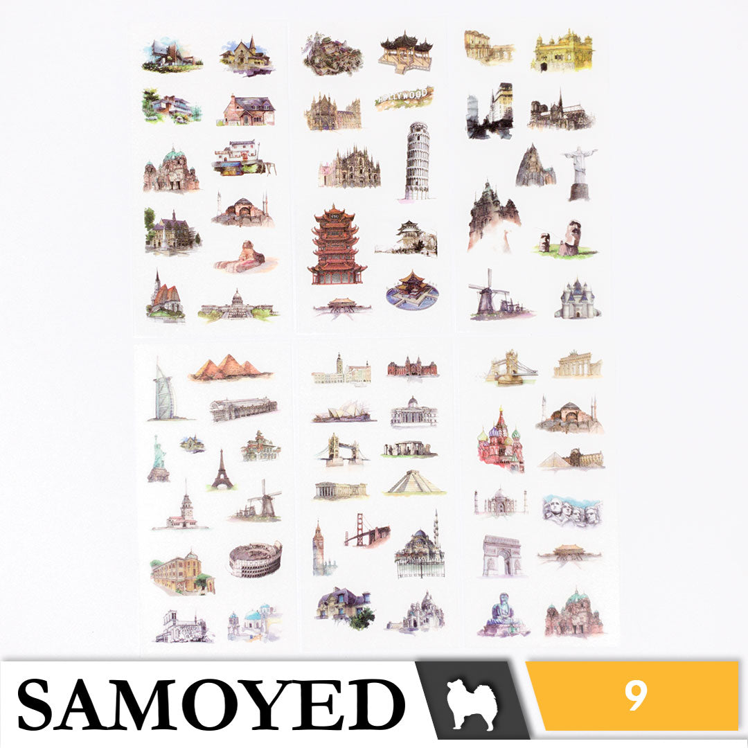 Stickers Samoyed STKR-EM