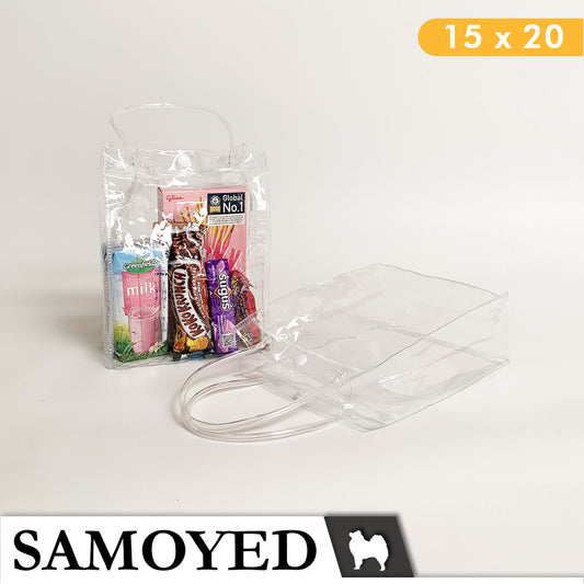 Tote Bag PVC Samoyed 15 x 20 x 7 cm
