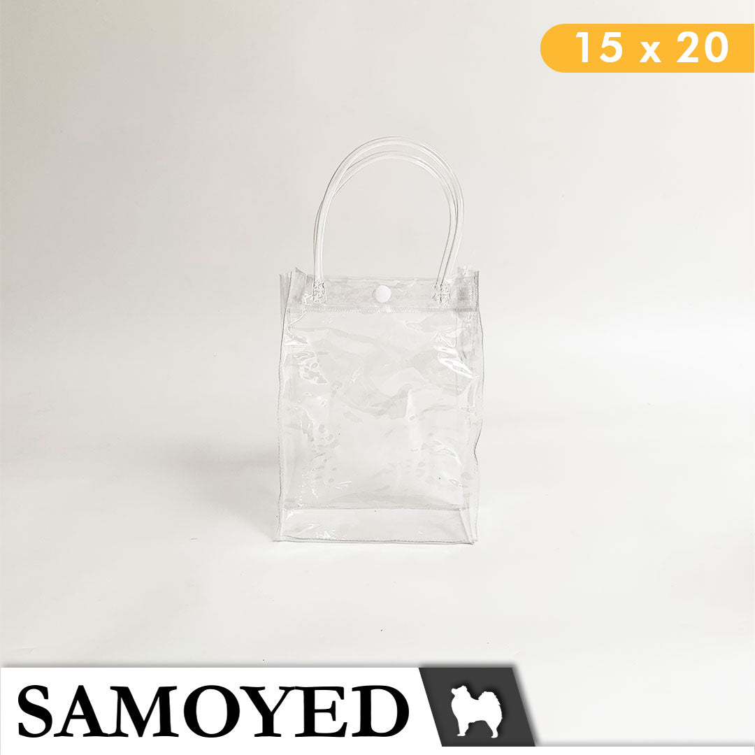 Tote Bag PVC Samoyed 15 x 20 x 7 cm