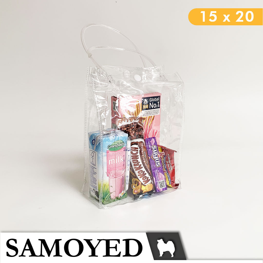 Tote Bag PVC Samoyed 15 x 20 x 7 cm