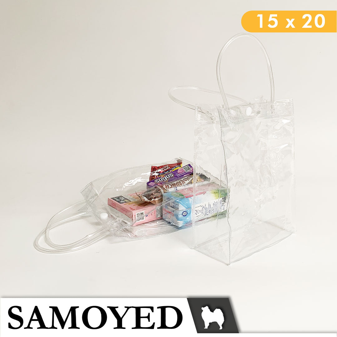 Tote Bag PVC Samoyed 15 x 20 x 7 cm