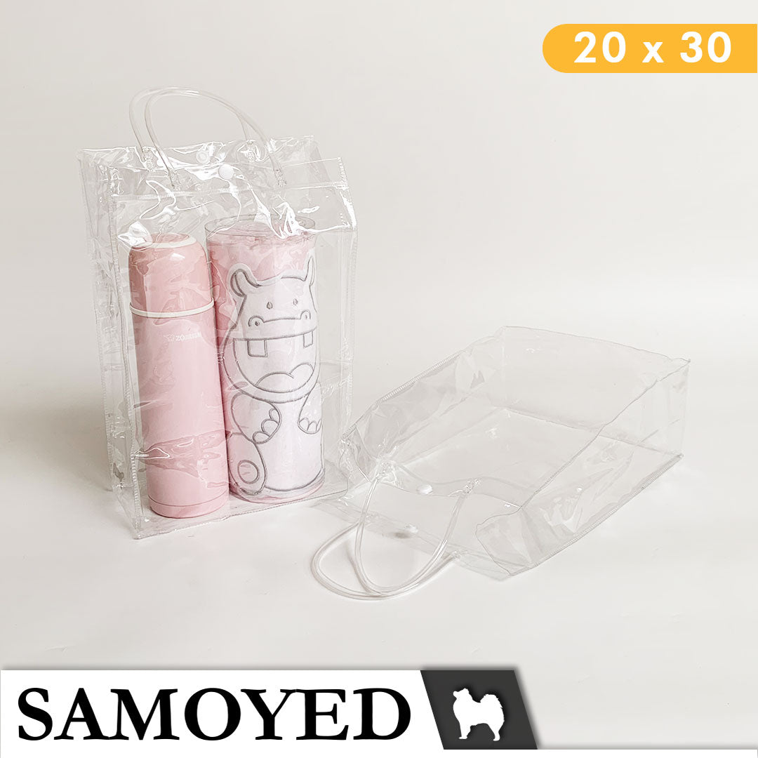 Tote Bag PVC Samoyed 20 x 30 x 10 cm