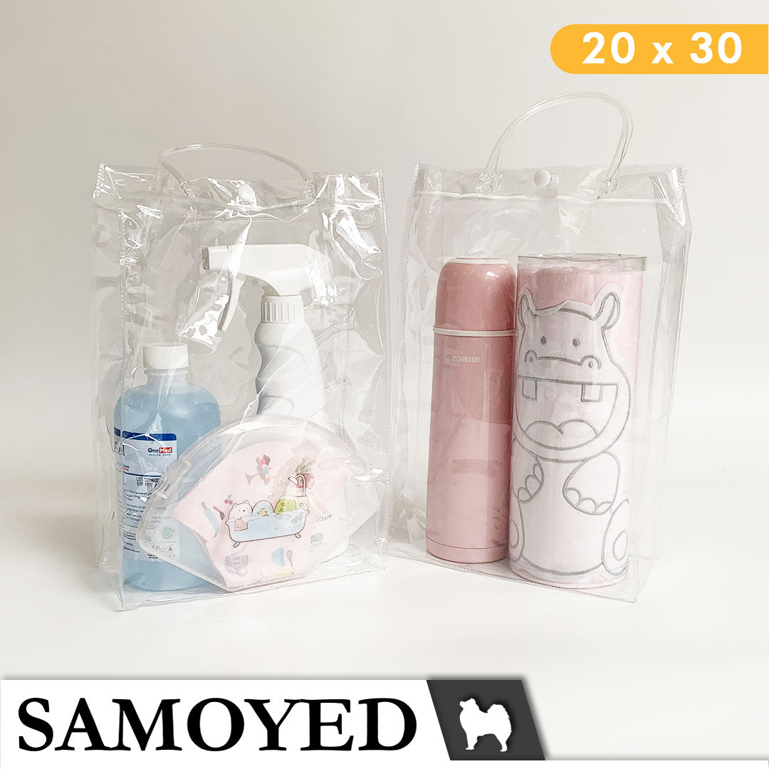 Tote Bag PVC Samoyed 20 x 30 x 10 cm