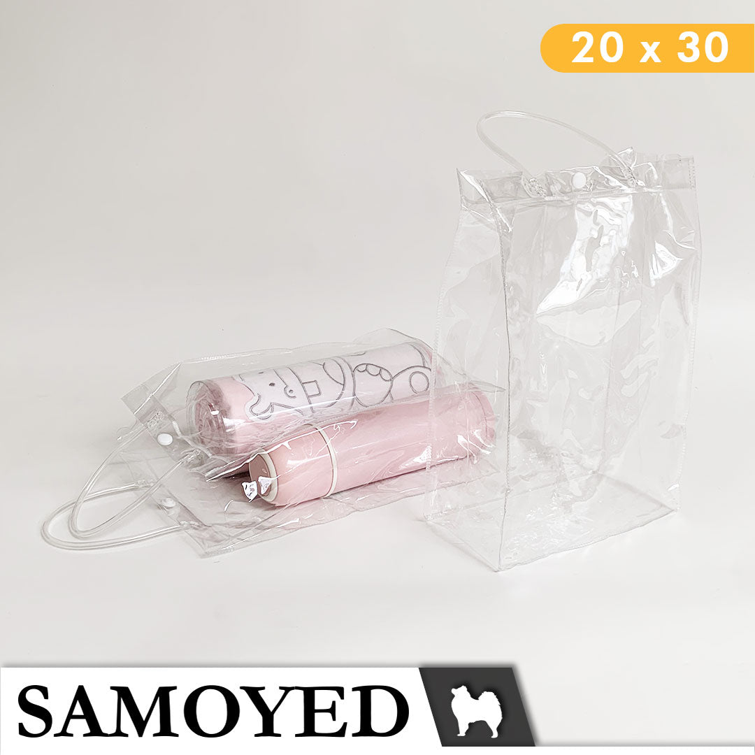 Tote Bag PVC Samoyed 20 x 30 x 10 cm