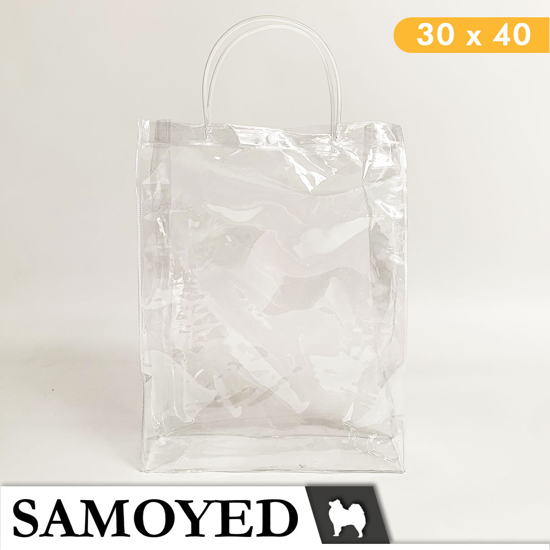 Tote Bag PVC Samoyed 30 x 40 x 10 cm