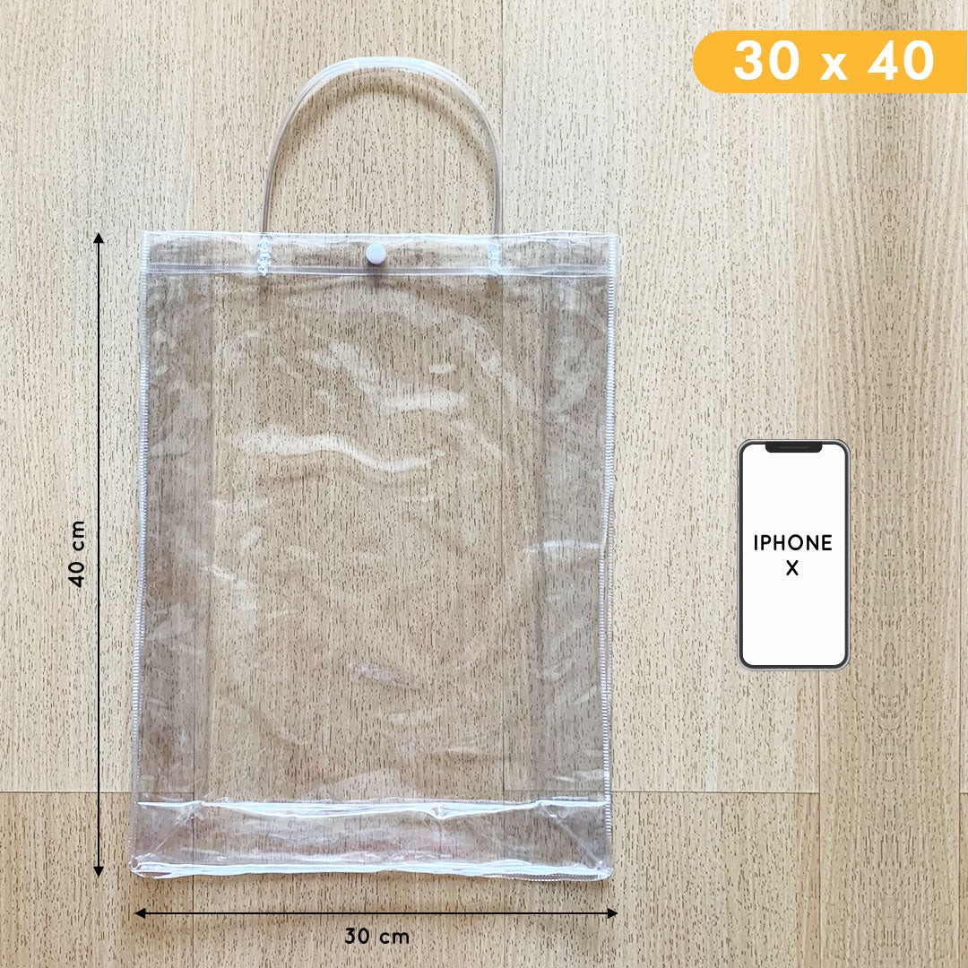 Tote Bag PVC Samoyed 30 x 40 x 10 cm