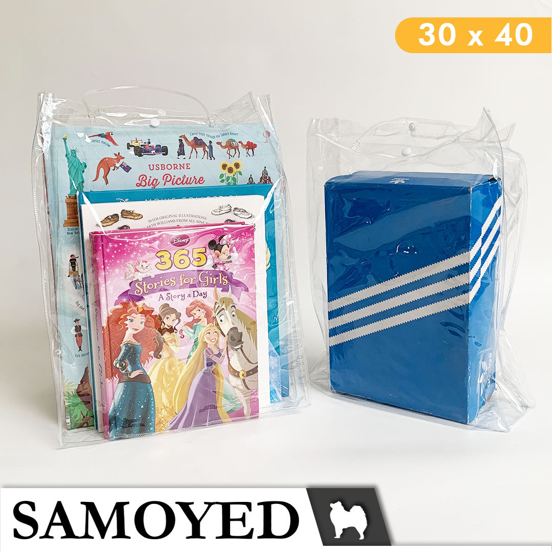 Tote Bag PVC Samoyed 30 x 40 x 10 cm