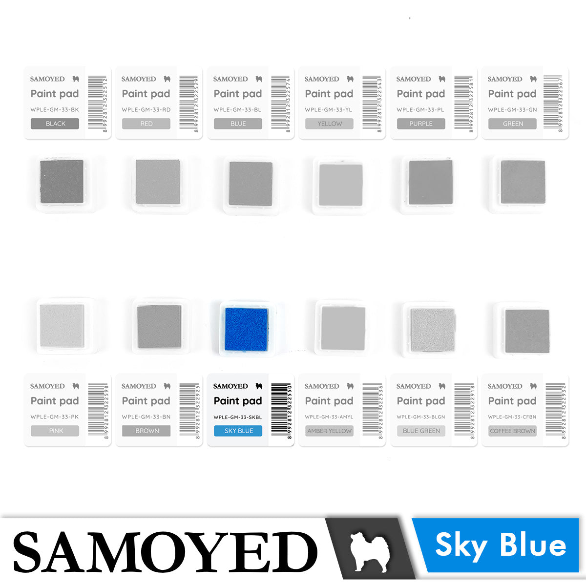 Paint Pad Samoyed WPLE-GM