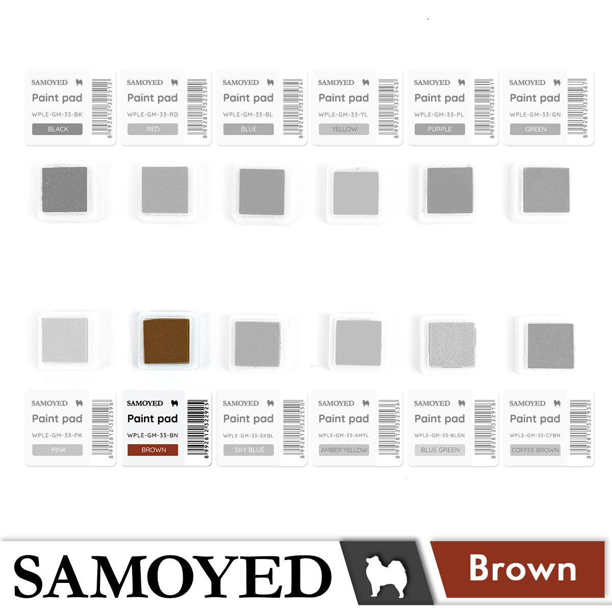 Paint Pad Samoyed WPLE-GM