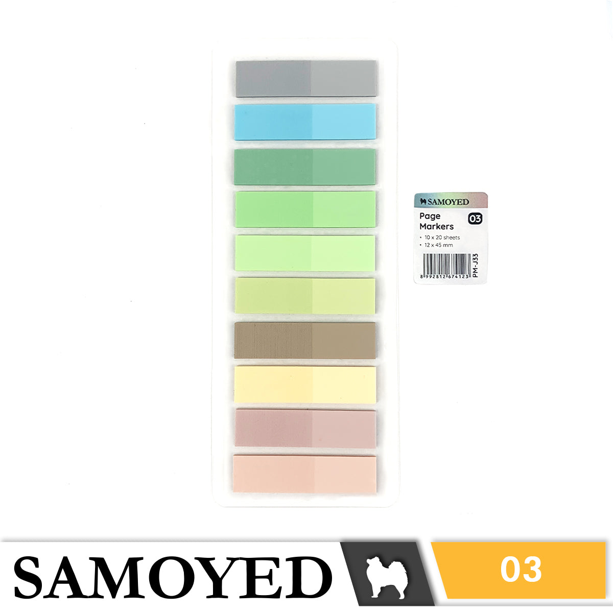 Page Markers Samoyed PM-J33