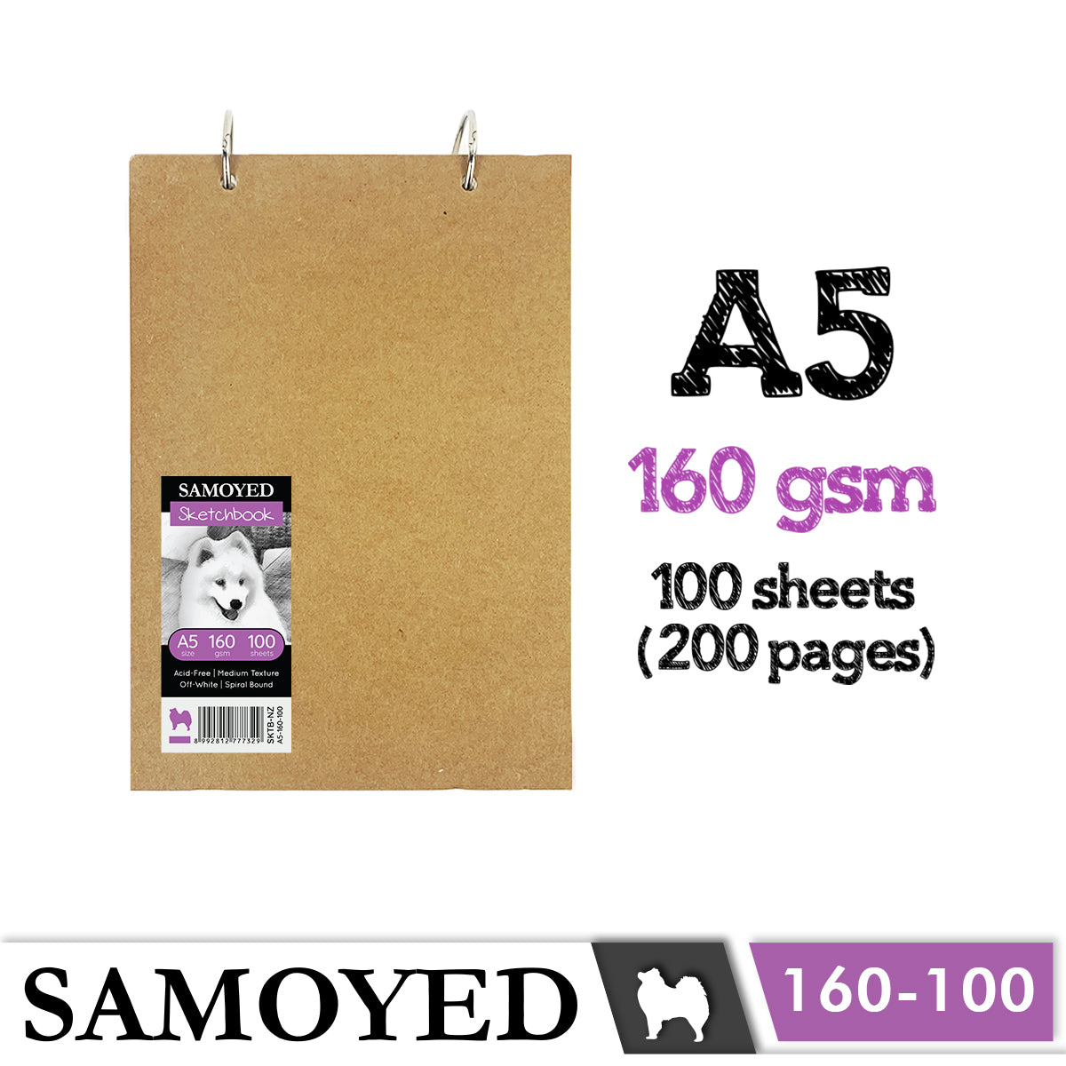 Sketchbook Samoyed SKTB-NZ A5