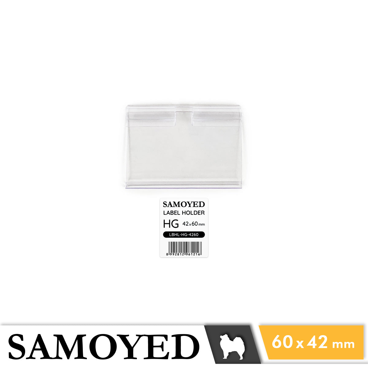 Label Holder Samoyed LBHL-HG