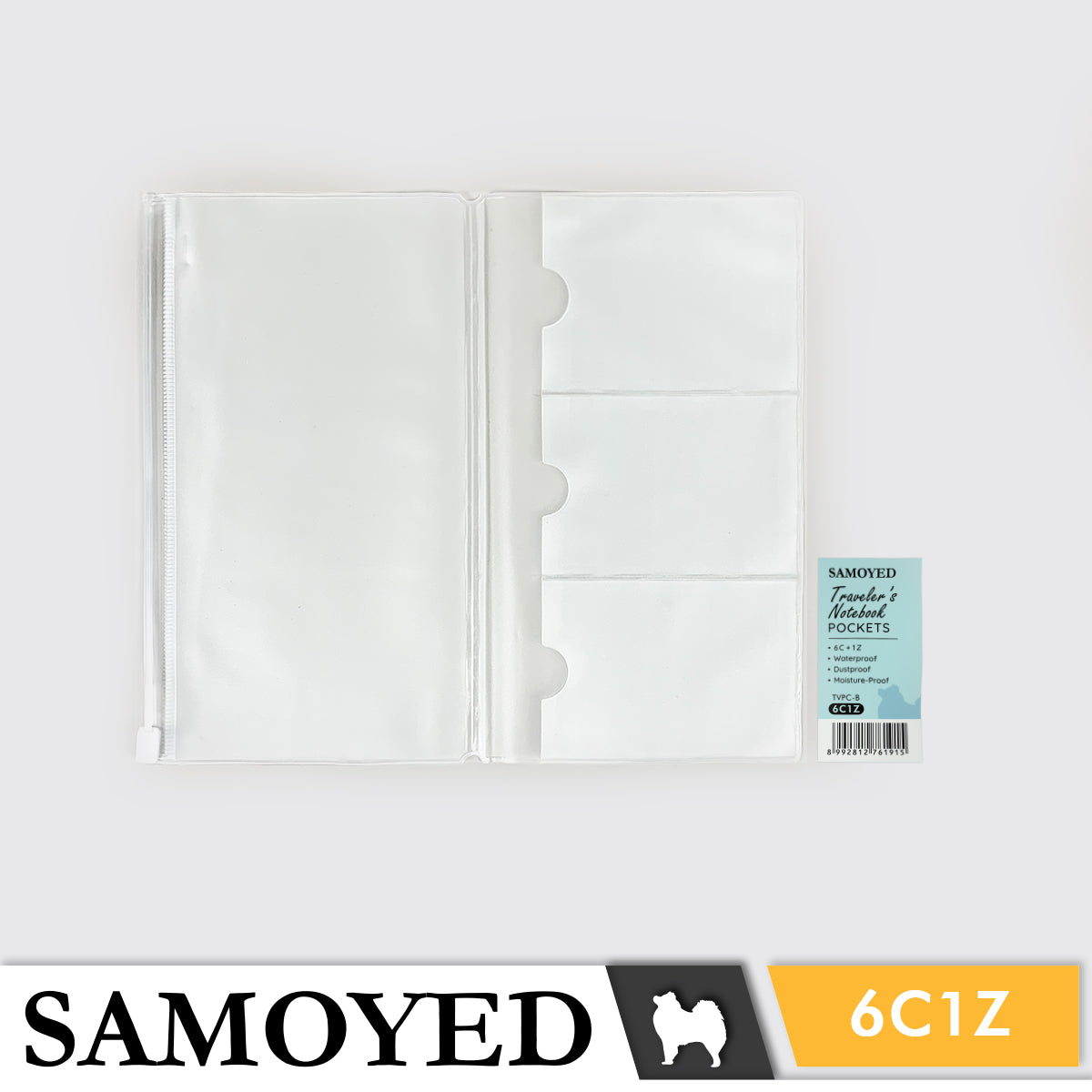 Pockets for Traveler's Notebook Samoyed TVPC-B