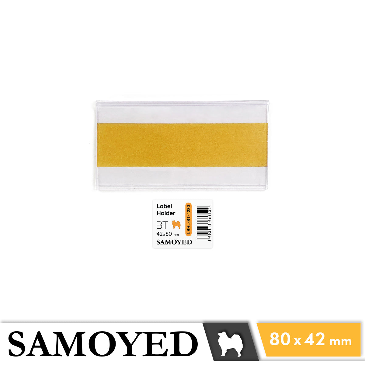 Label Holder Samoyed LBHL-BT