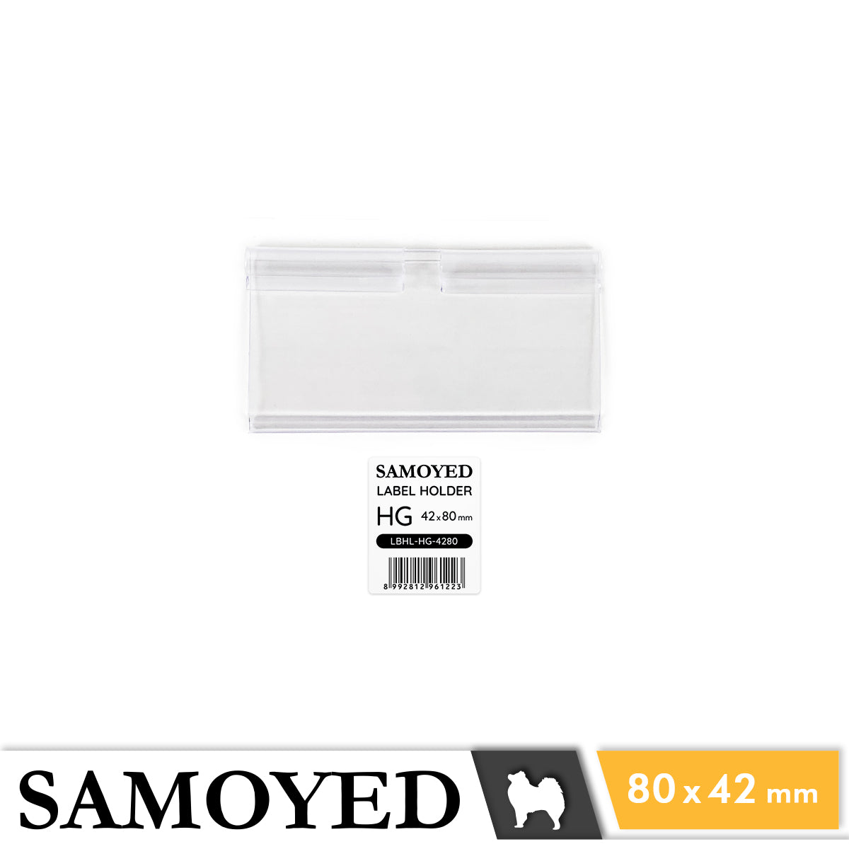 Label Holder Samoyed LBHL-HG
