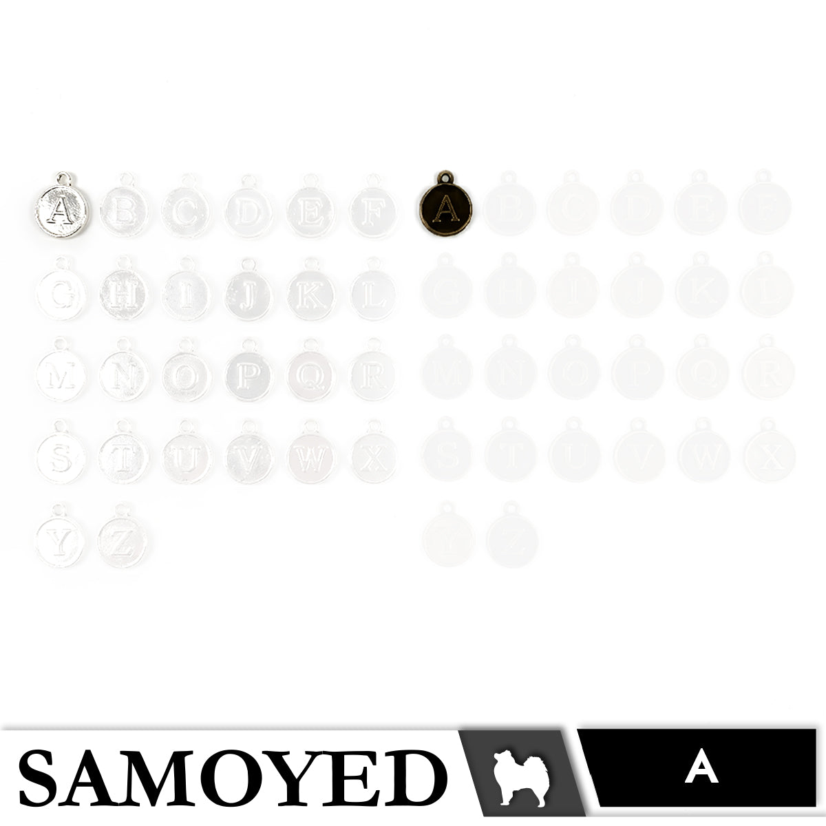 Accessory Charm Samoyed CHRM-PD-AB05 5 Pcs