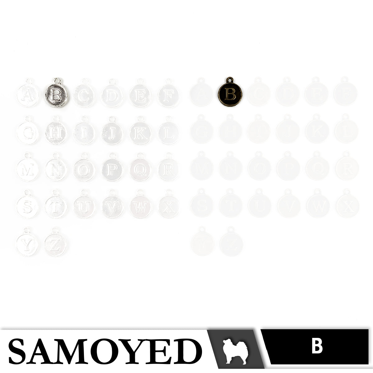 Accessory Charm Samoyed CHRM-PD-AB05 5 Pcs