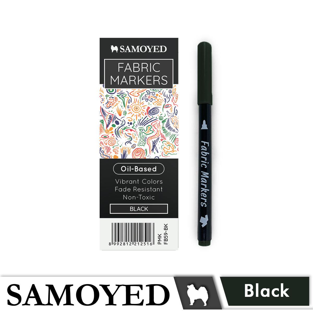 Fabric Marker Samoyed PMK-FB59