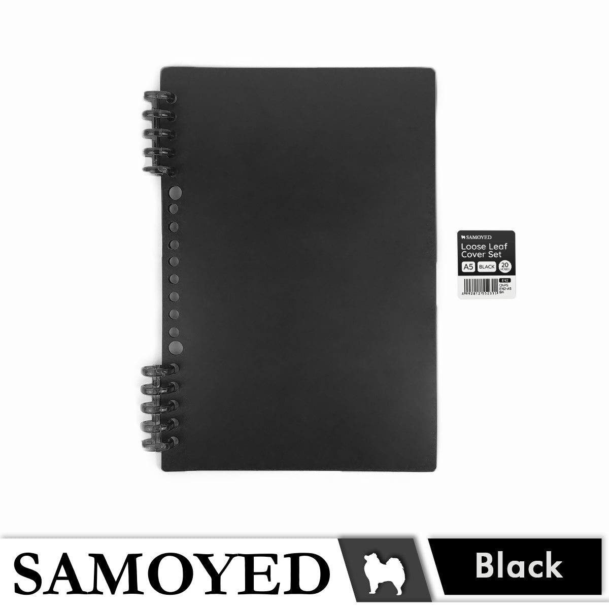 Loose Leaf Cover Set A5 Samoyed CNPS-EN2-A5
