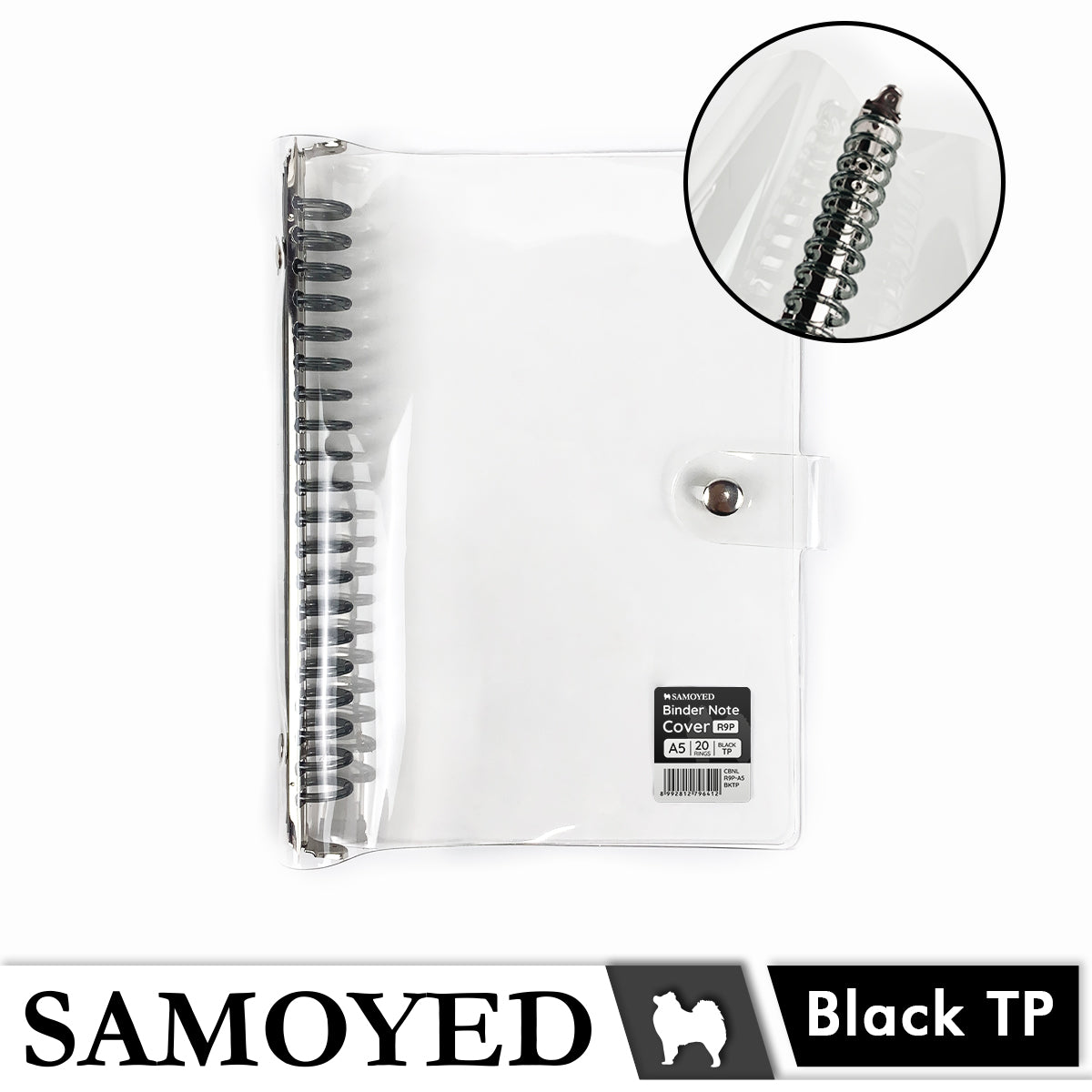 Binder Note Cover A5 Samoyed CBNL-R9P-A5
