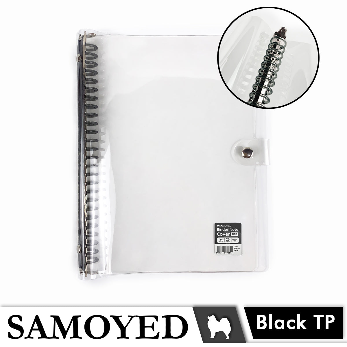 Binder Note Cover B5 Samoyed CBNL-R9P-B5