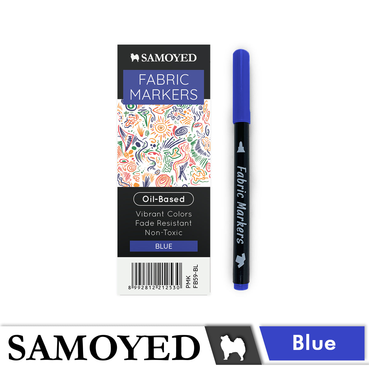 Fabric Marker Samoyed PMK-FB59