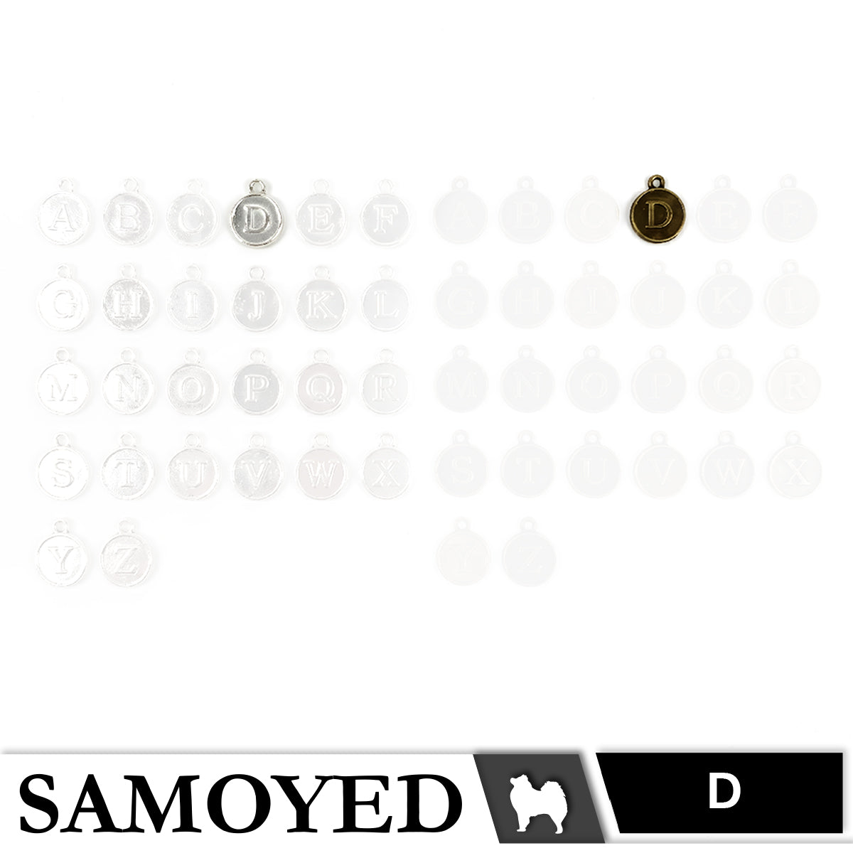 Accessory Charm Samoyed CHRM-PD-AB05 5 Pcs