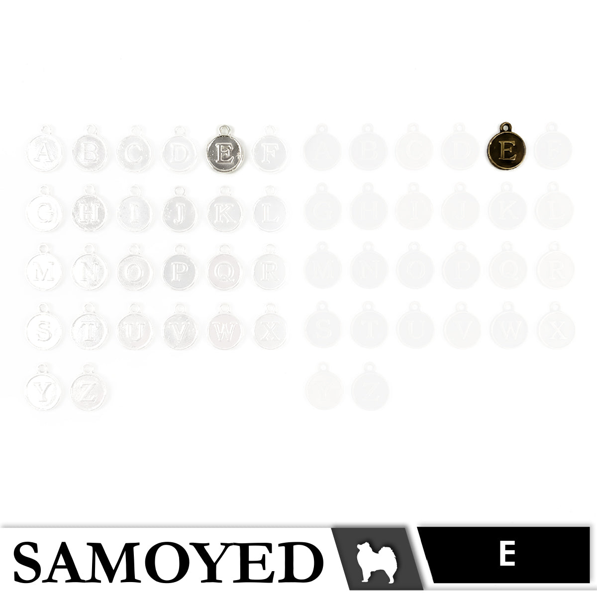 Accessory Charm Samoyed CHRM-PD-AB05 5 Pcs