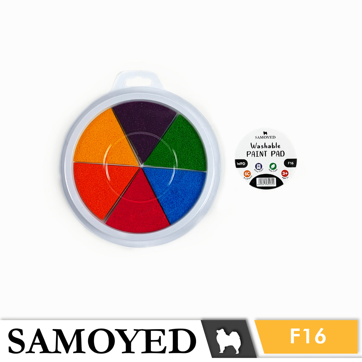 Washable Paint Pad Samoyed WPD