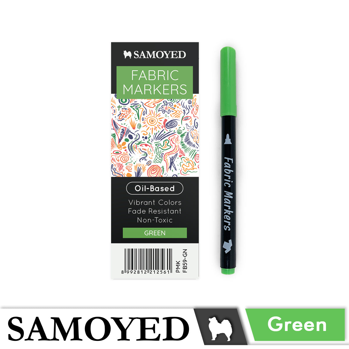 Fabric Marker Samoyed PMK-FB59