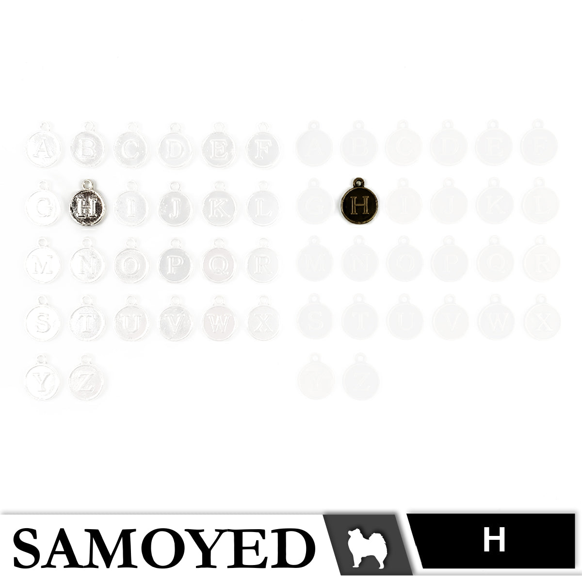 Accessory Charm Samoyed CHRM-PD-AB05 5 Pcs
