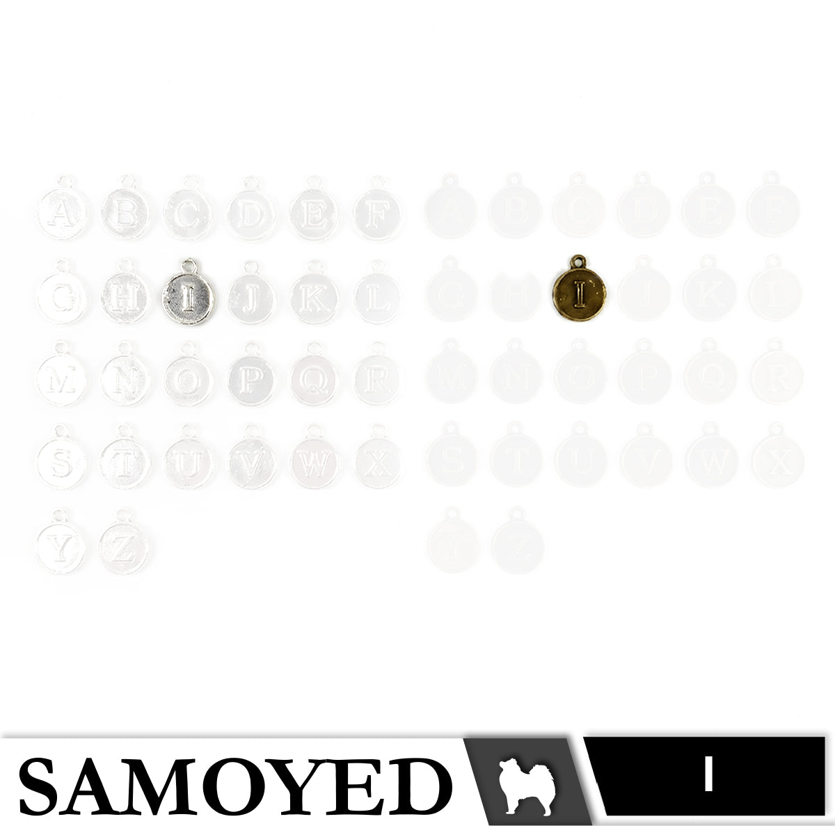 Accessory Charm Samoyed CHRM-PD-AB05 5 Pcs