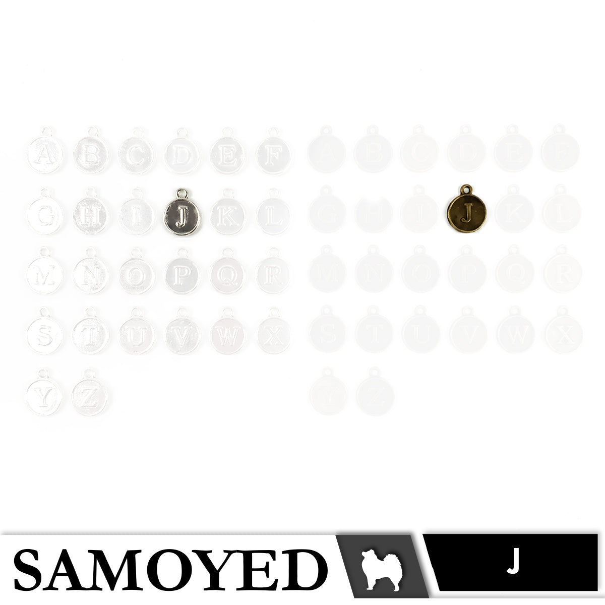 Accessory Charm Samoyed CHRM-PD-AB05 5 Pcs