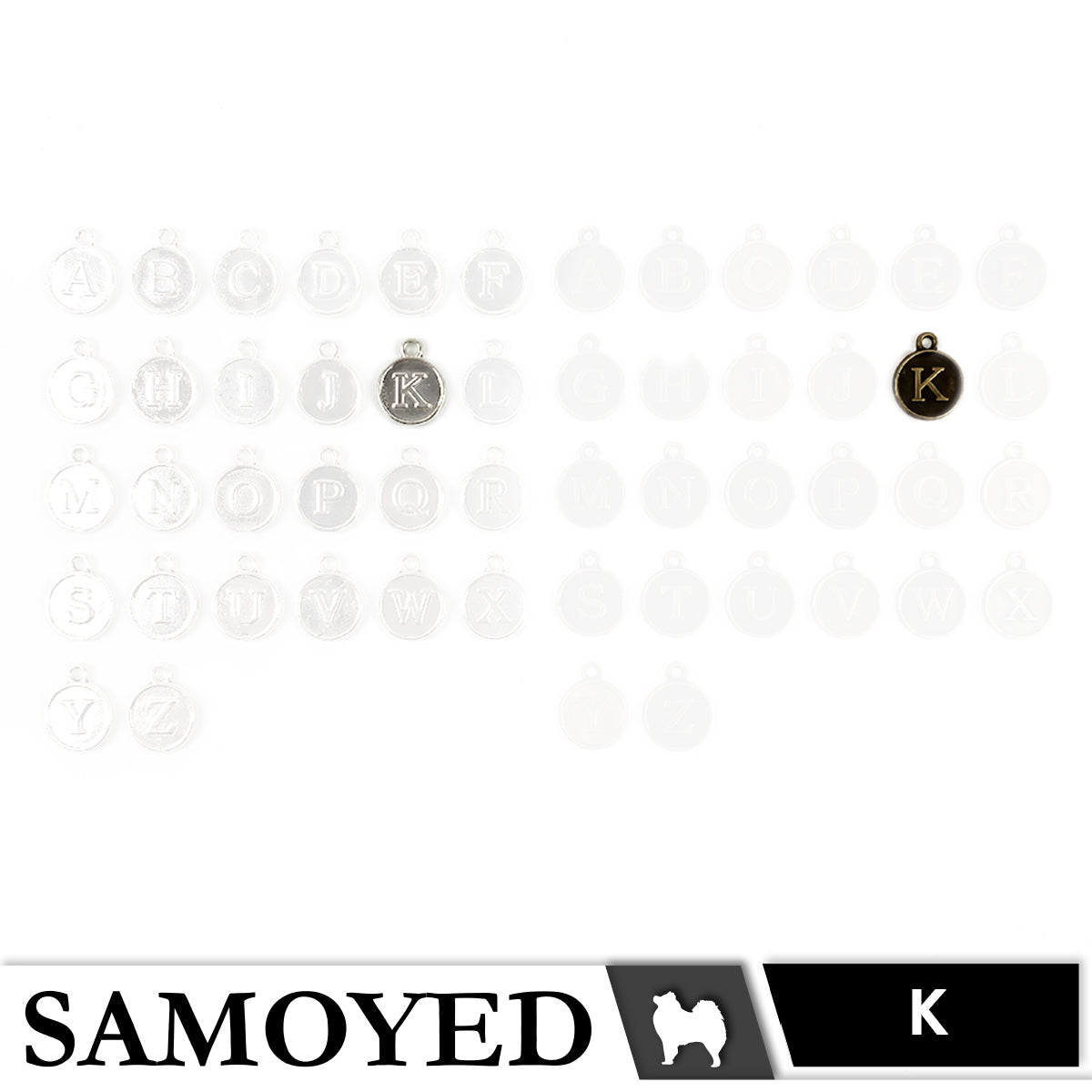Accessory Charm Samoyed CHRM-PD-AB05 5 Pcs