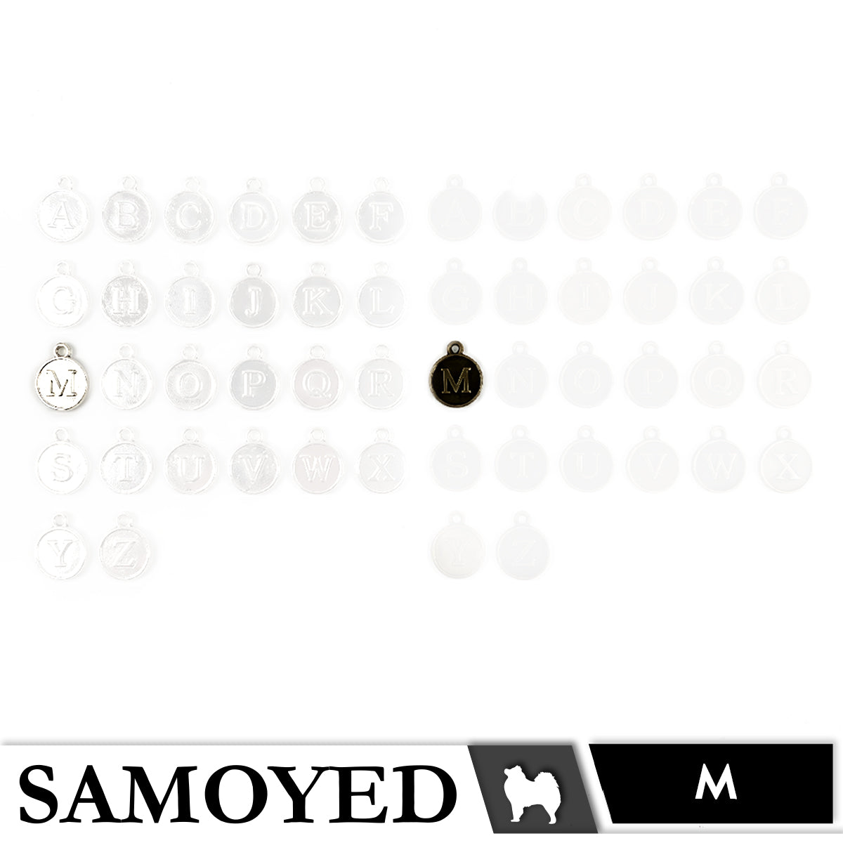 Accessory Charm Samoyed CHRM-PD-AB05 5 Pcs
