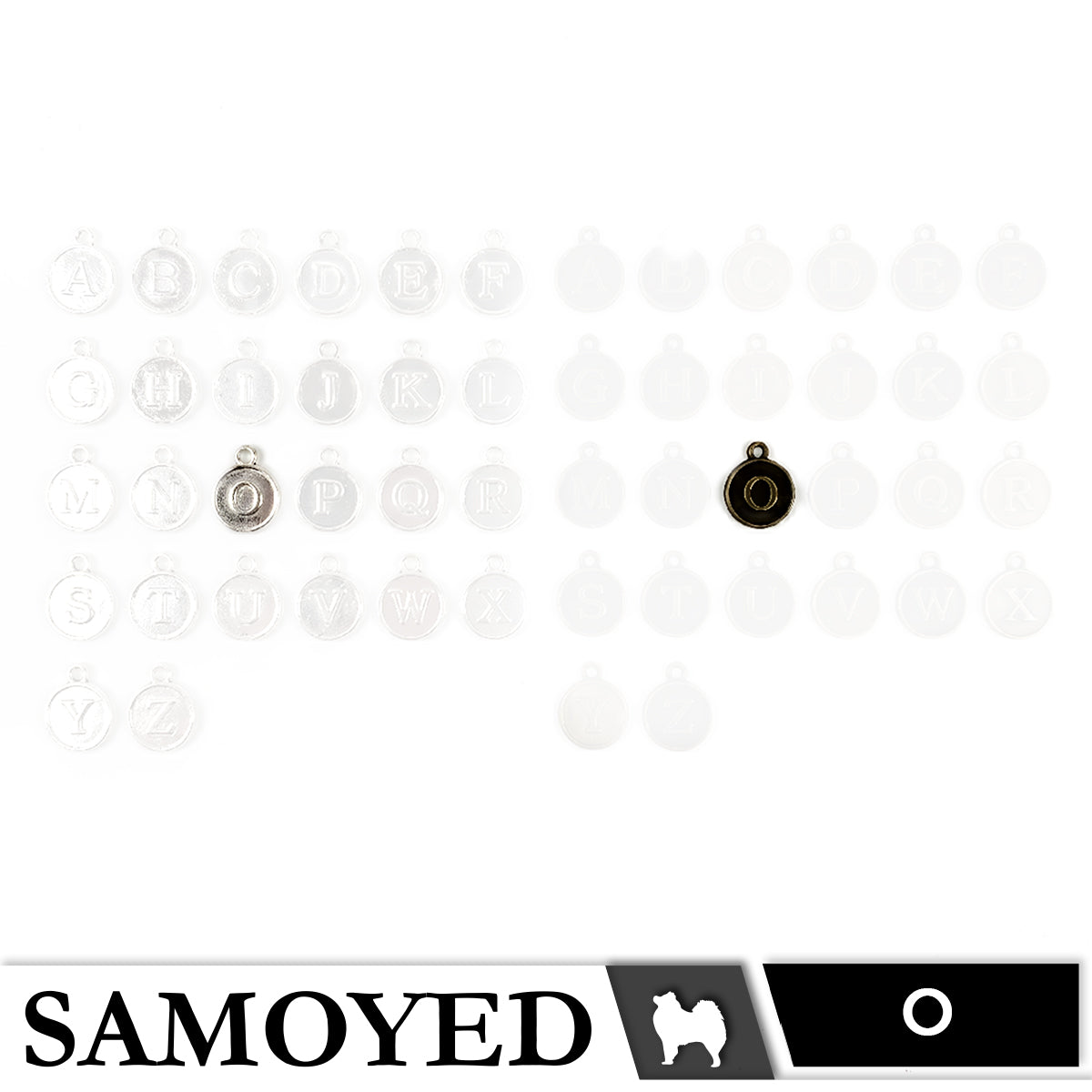 Accessory Charm Samoyed CHRM-PD-AB05 5 Pcs