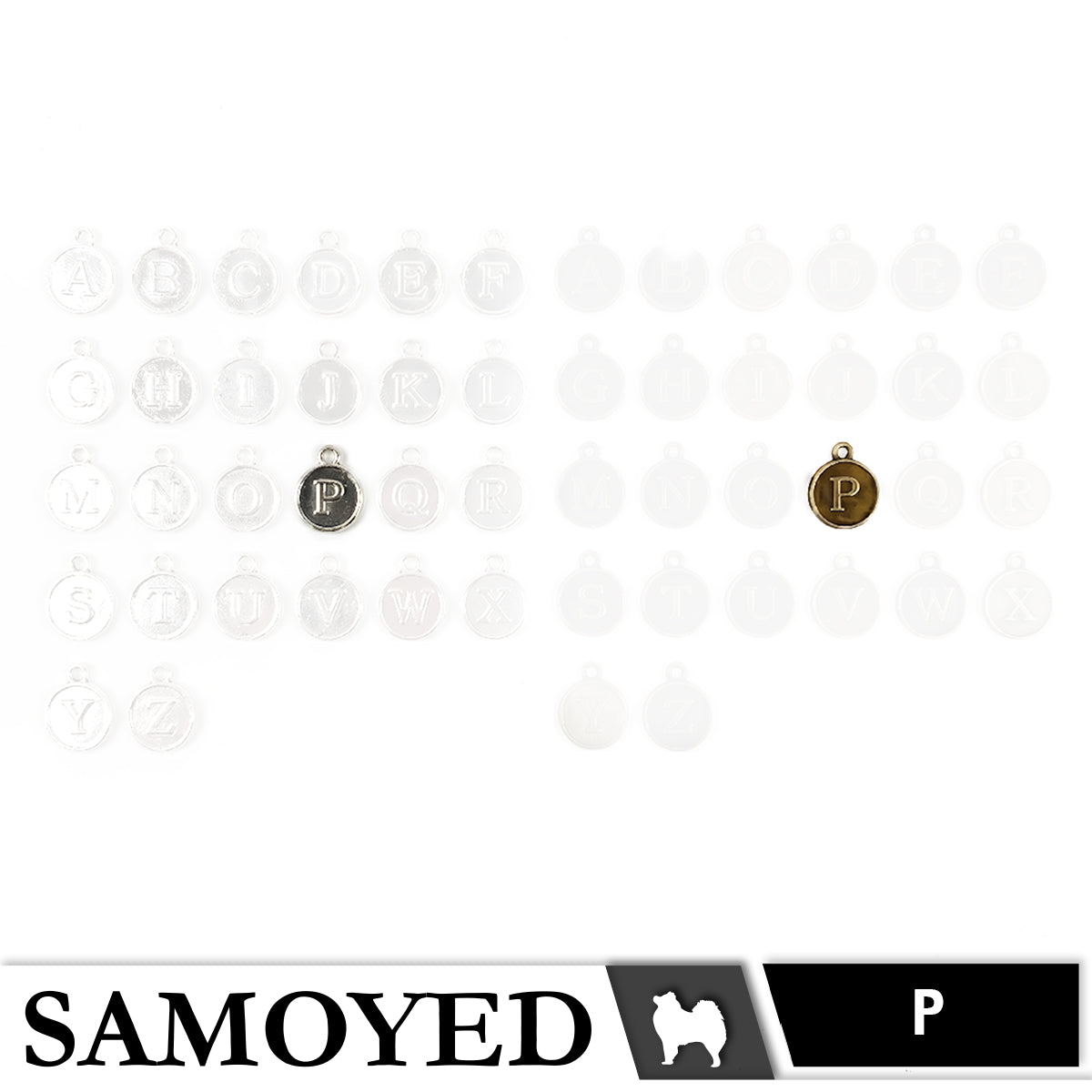 Accessory Charm Samoyed CHRM-PD-AB05 5 Pcs