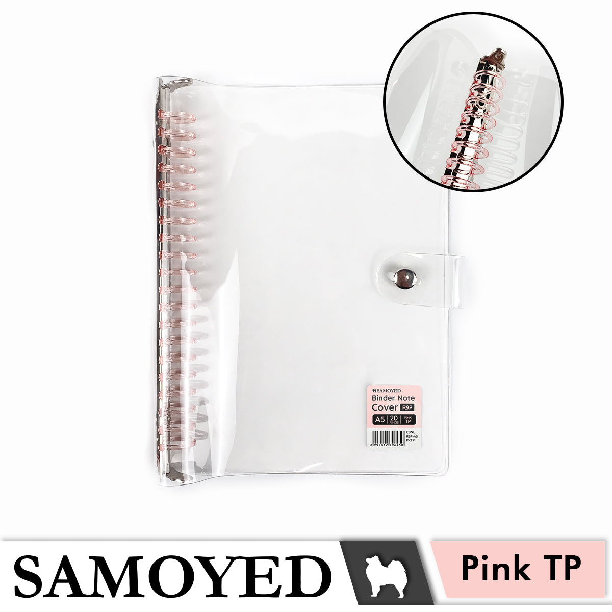 Binder Note Cover A5 Samoyed CBNL-R9P-A5