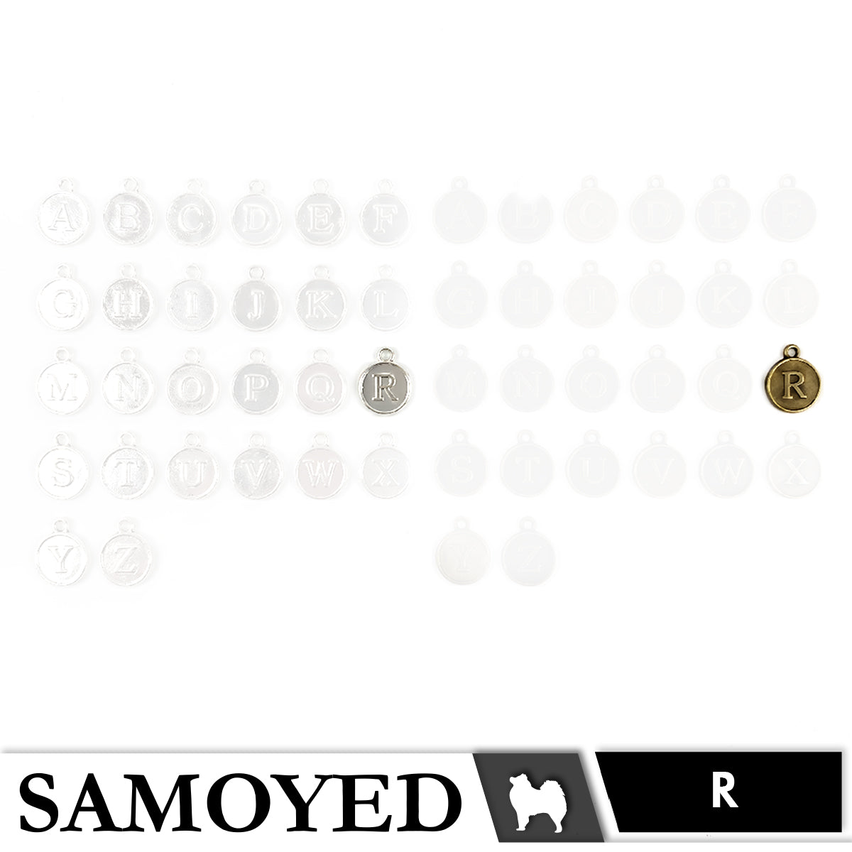 Accessory Charm Samoyed CHRM-PD-AB05 5 Pcs