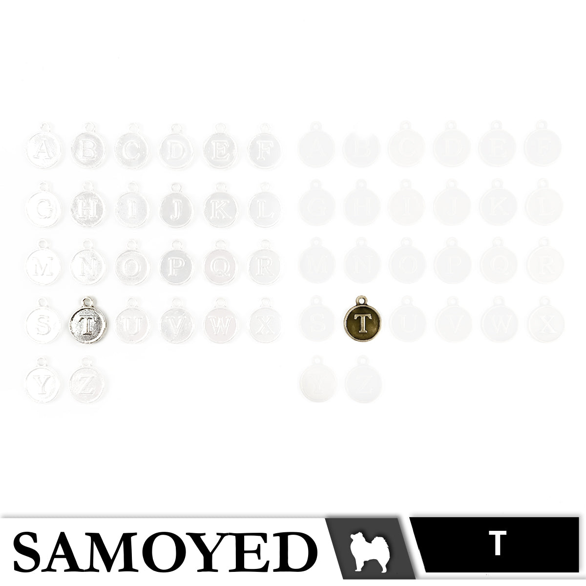 Accessory Charm Samoyed CHRM-PD-AB05 5 Pcs