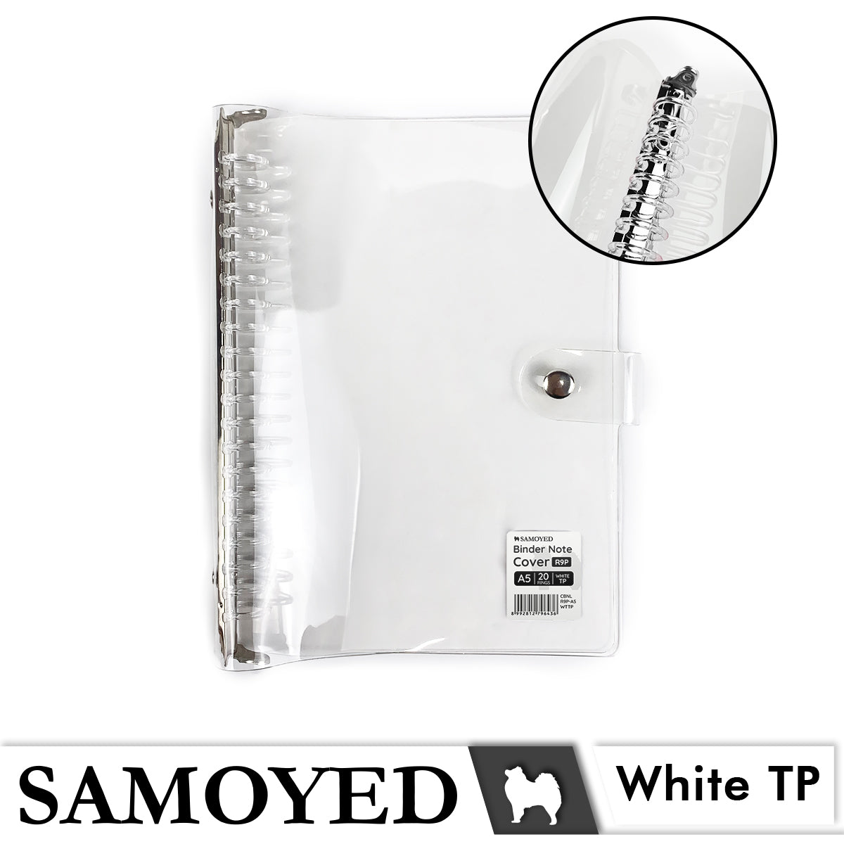 Binder Note Cover A5 Samoyed CBNL-R9P-A5
