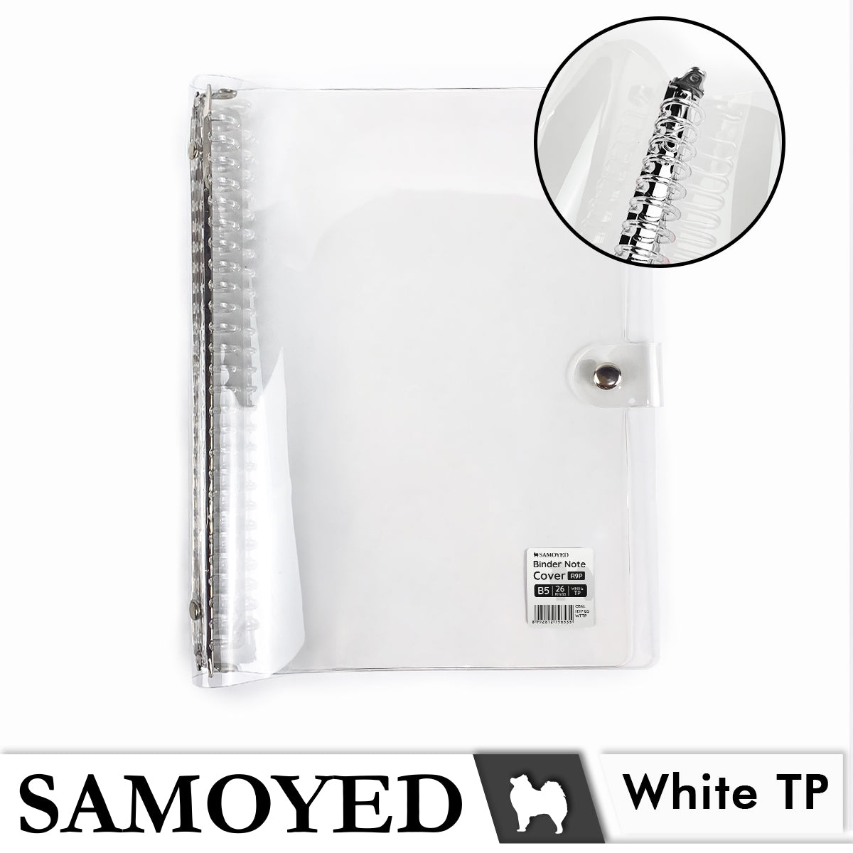 Binder Note Cover B5 Samoyed CBNL-R9P-B5