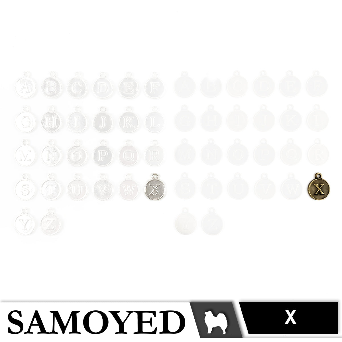 Accessory Charm Samoyed CHRM-PD-AB05 5 Pcs
