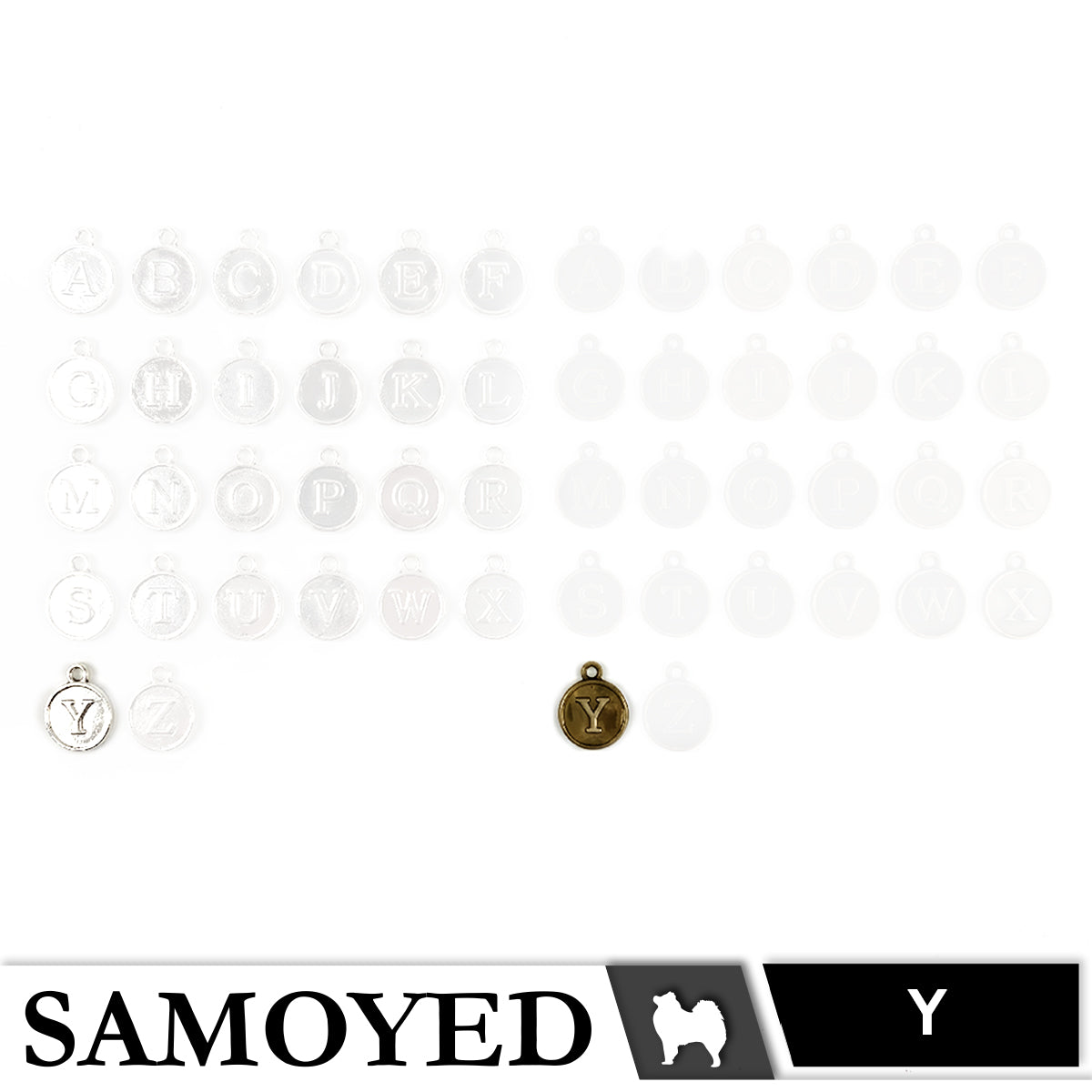 Accessory Charm Samoyed CHRM-PD-AB05 5 Pcs