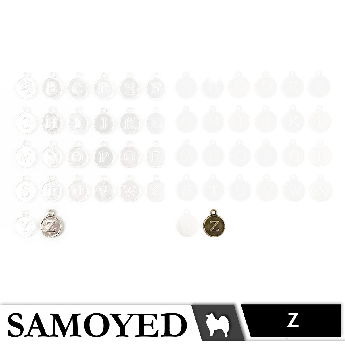 Accessory Charm Samoyed CHRM-PD-AB05 5 Pcs