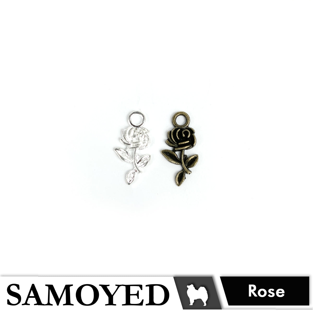 Accessory Charm Samoyed CHRM-PD-VG7 5 Pcs