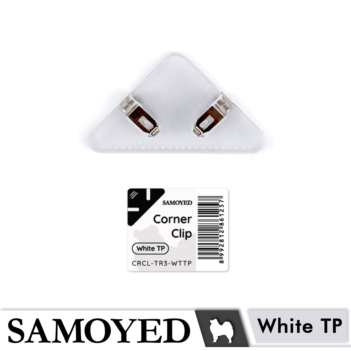 Corner Clip Samoyed CRCL-TR3