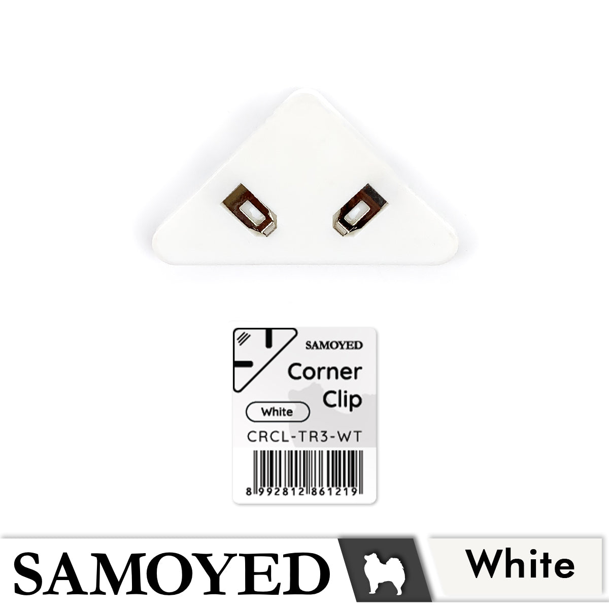 Corner Clip Samoyed CRCL-TR3