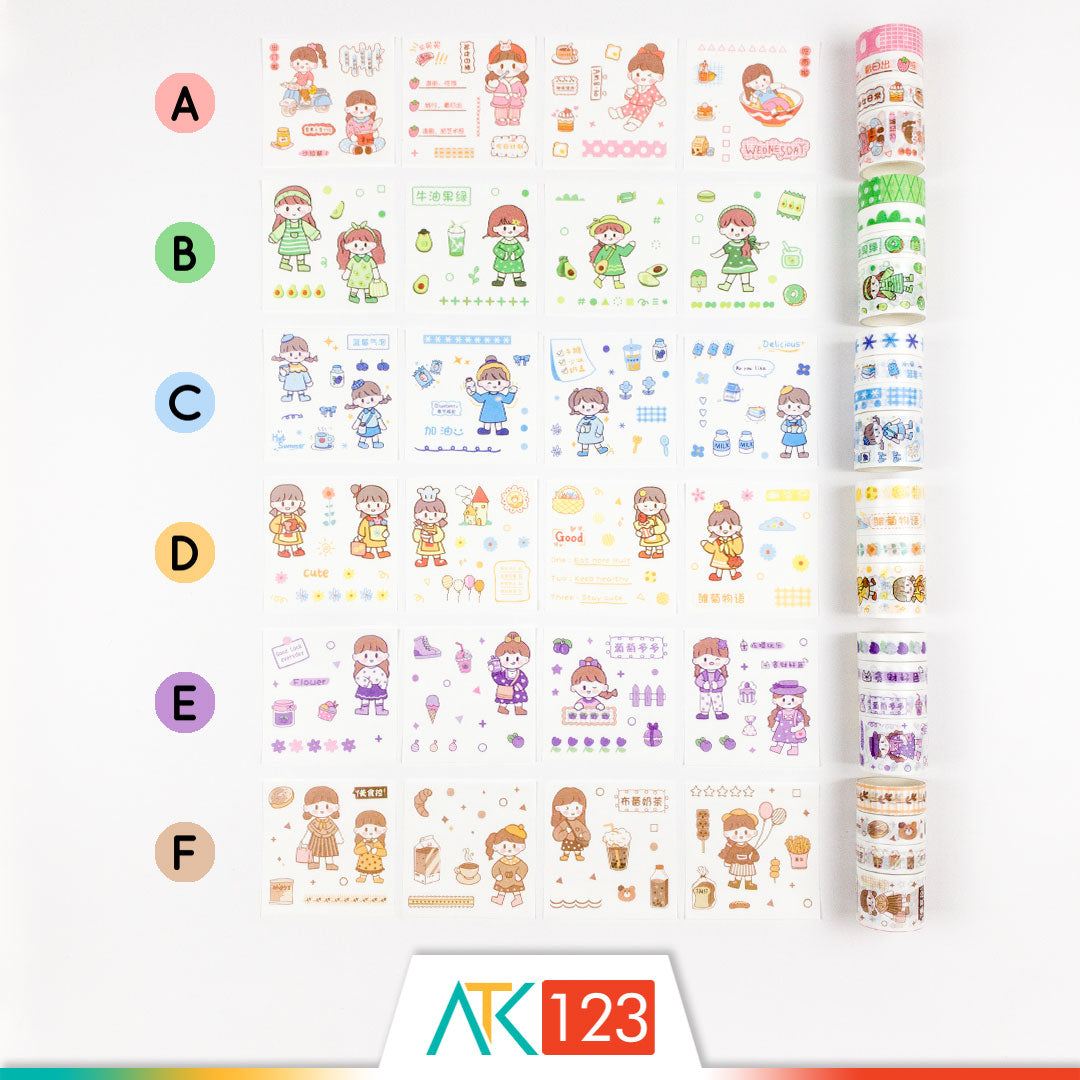 Washi Tape and Sticker Set XM20